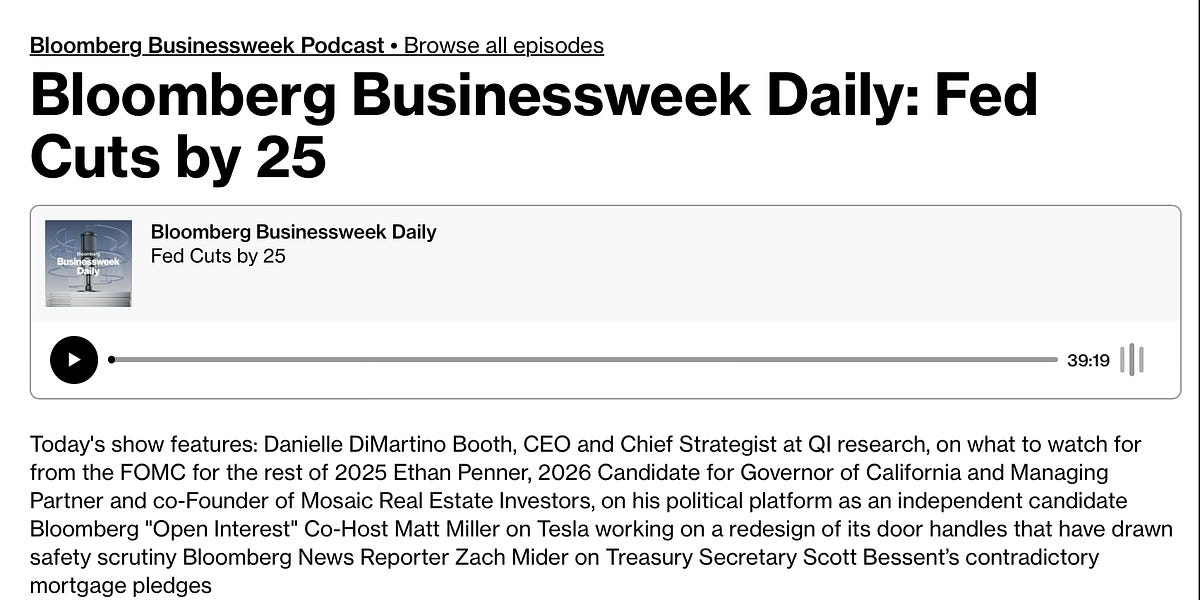 Danielle Dimartino Booth Today Via Bloomberg Businessweek Daily Fed