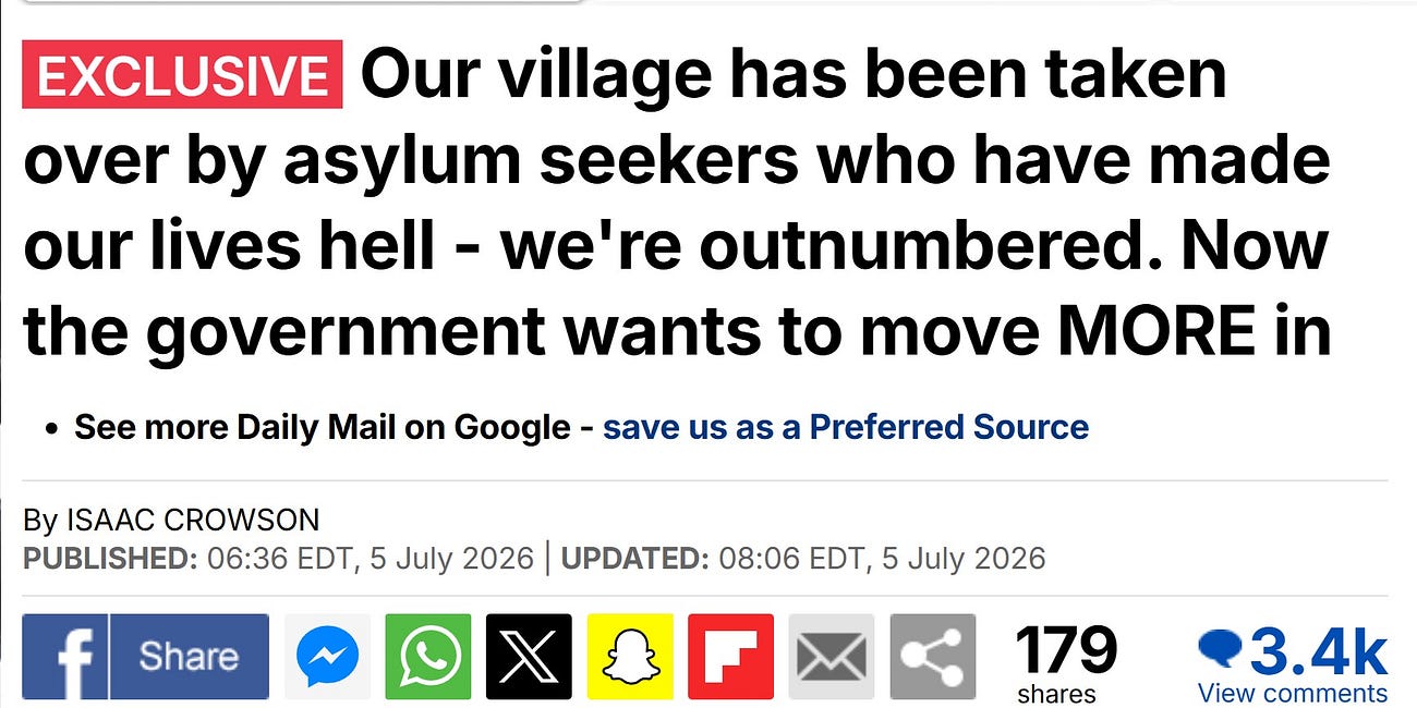 "Not In Our Village!"