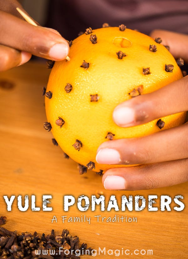 How to make a Yule Pomander How to make a Yule Pomander