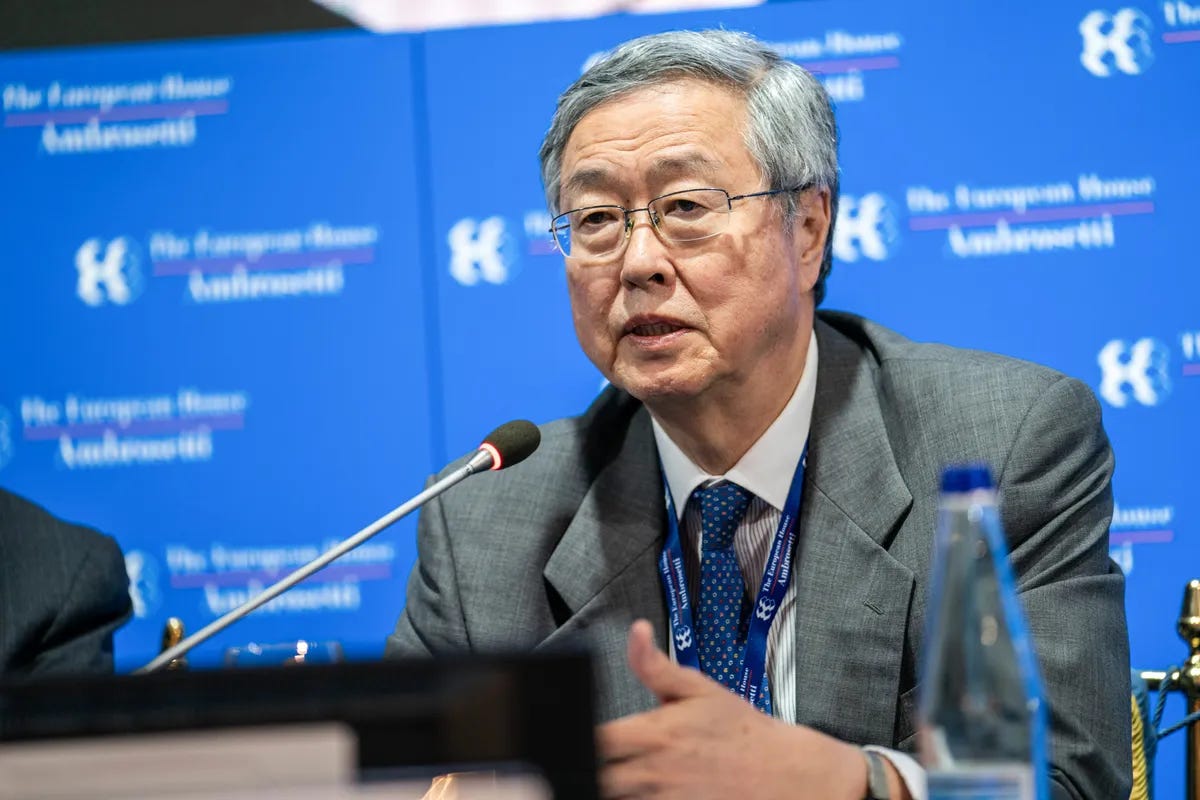 Former governor of the People's Bank of China Zhou Xiaochuan. Photo: Federico Bernini/Bloomberg