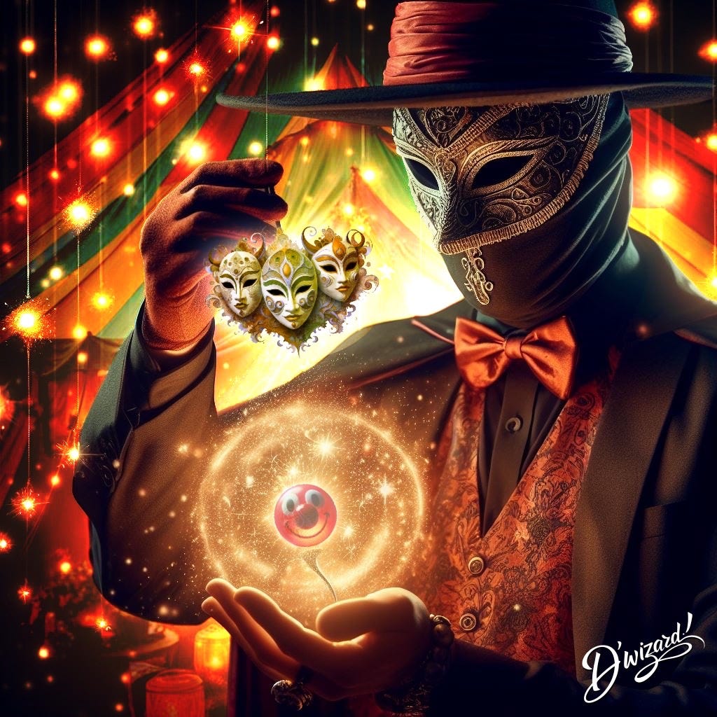 “MARKUS THE MYSTERIOUS MASKED MAGICIAN HELD THE KEY!”