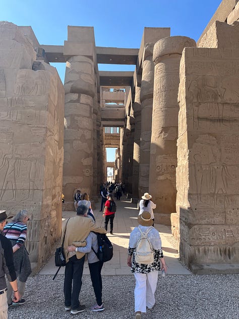 The Great Hypostyle Hall at Karnak, Egypt