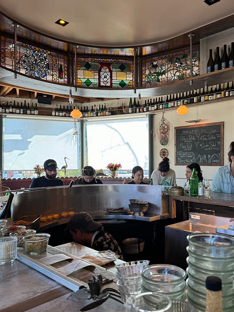 Queen St Los Angeles Fish Restaurant Seafood Oysters Wine