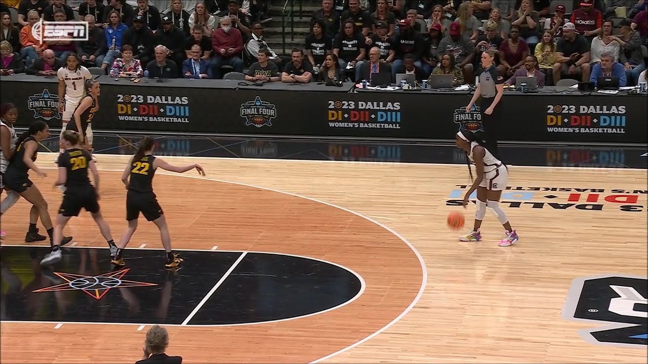 😂🤐 Caitlin Clark SHOOS AWAY Johnson, Saying She CAN'T SHOOT! | Final  Four, Iowa vs South Carolina - YouTube