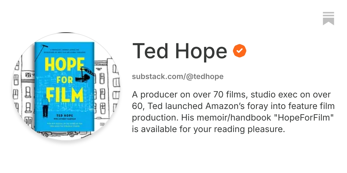 Ted Hope | Substack