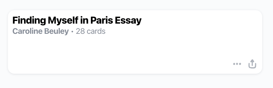 How I Write an Essay - by Caroline Beuley