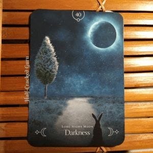 Darkness, Queen of the Moon Oracle Card Darkness, Queen of the Moon Oracle Card