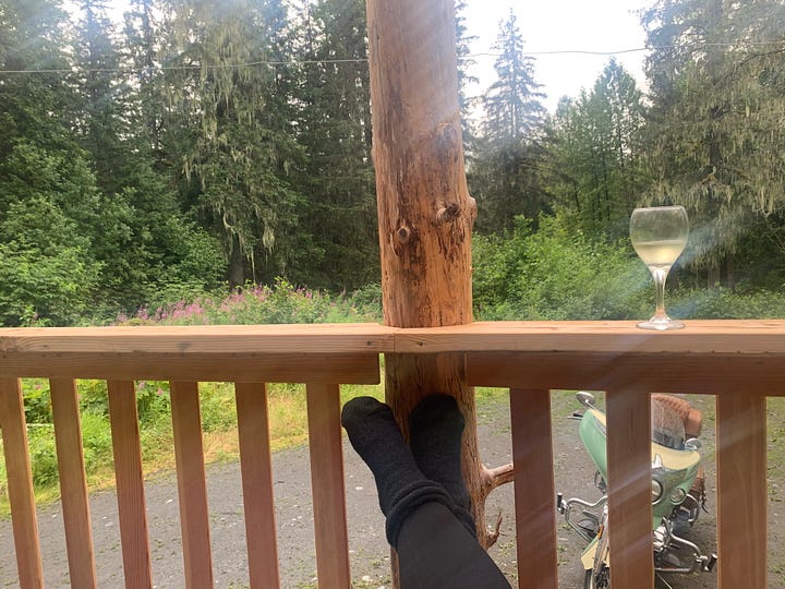 Our tiny house in Valdez.