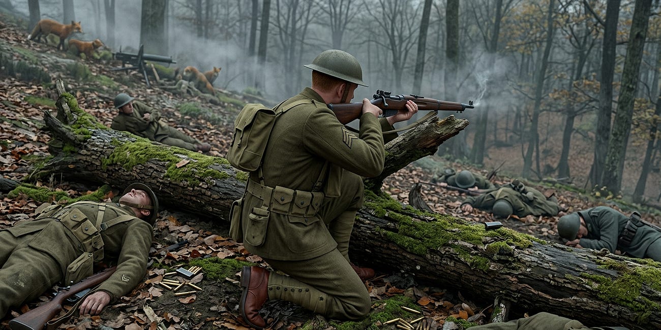 A Day with Sergeant York in the Argonne Forest, 1918