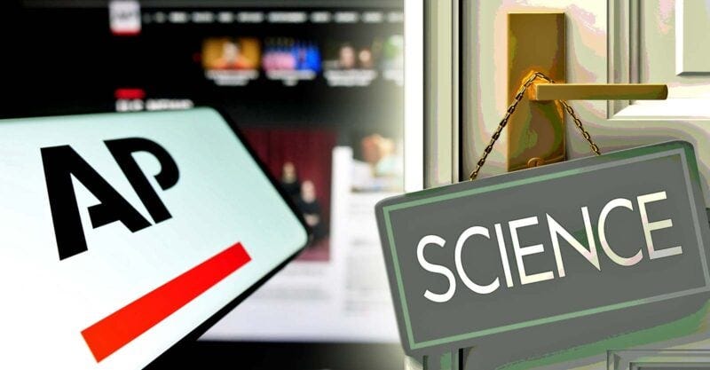 ap logo and word "science"