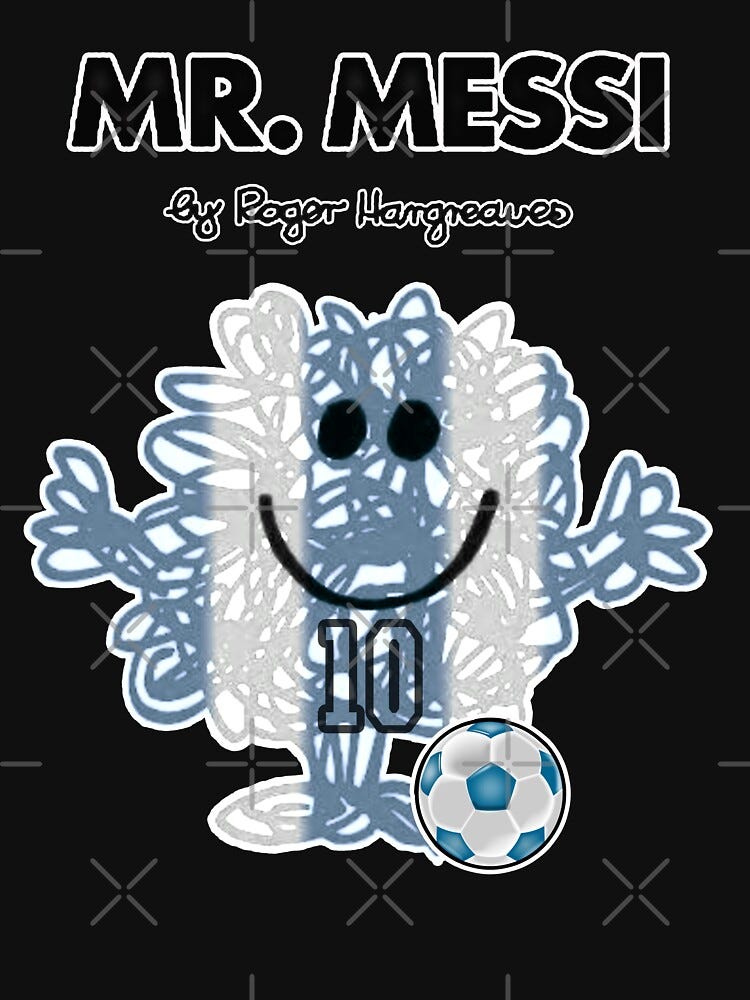 Mr Messi Parody Active T-Shirt
