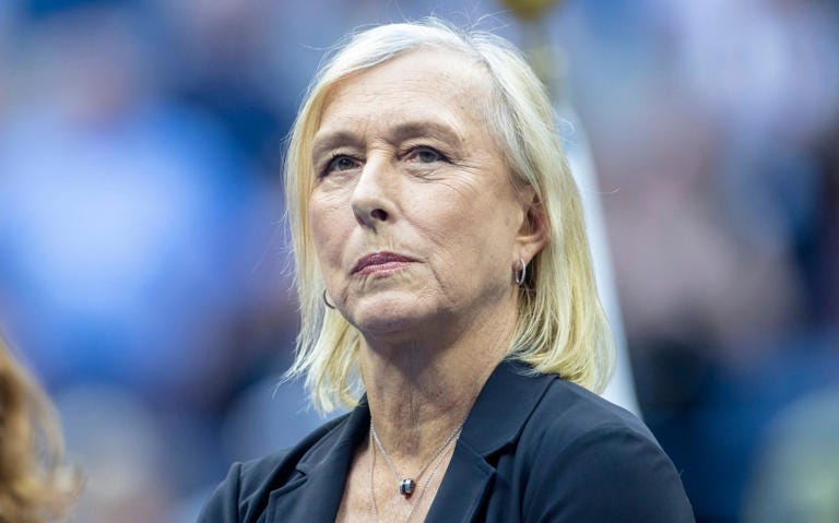 Martina Navratilova called for a boycott of British Ju Jitsu on the social media platform X - Getty Images/Tim Clayton