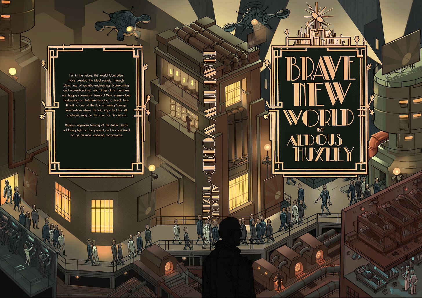 Illustrated book cover by Staranger Art