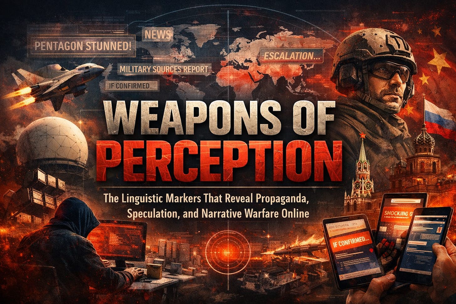 Weapons and narratives in digital warfare