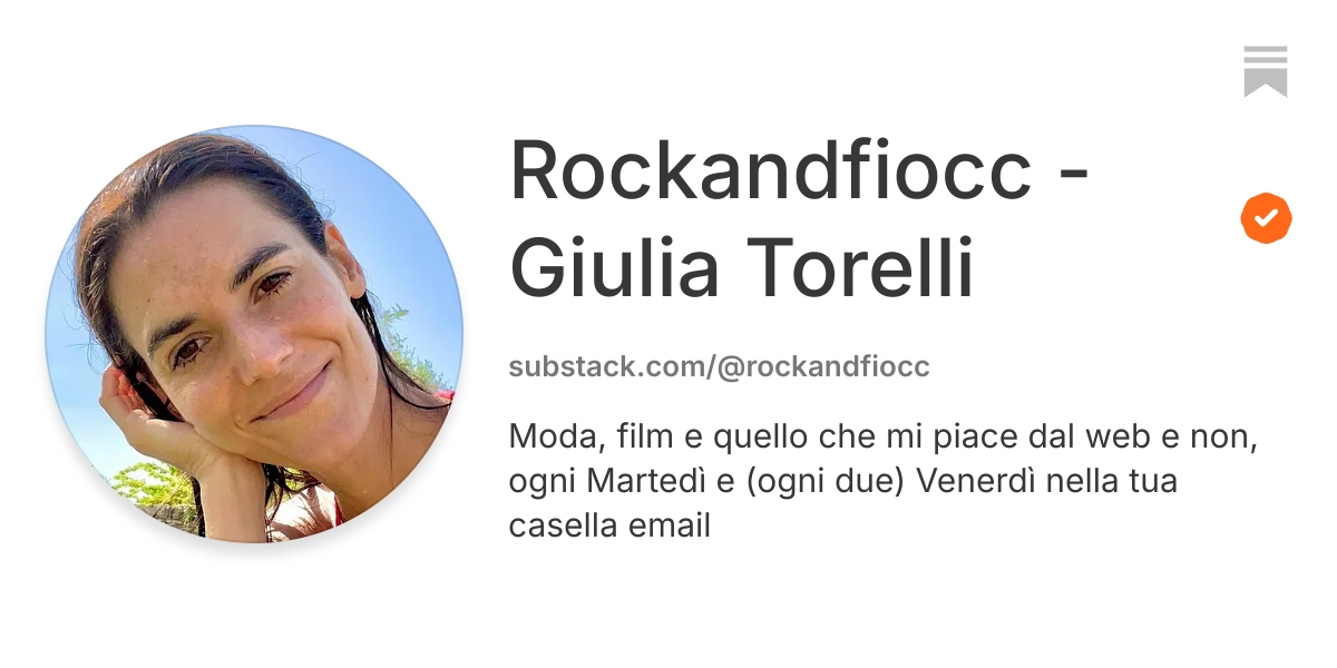 Rockandfiocc - Giulia Torelli | Substack