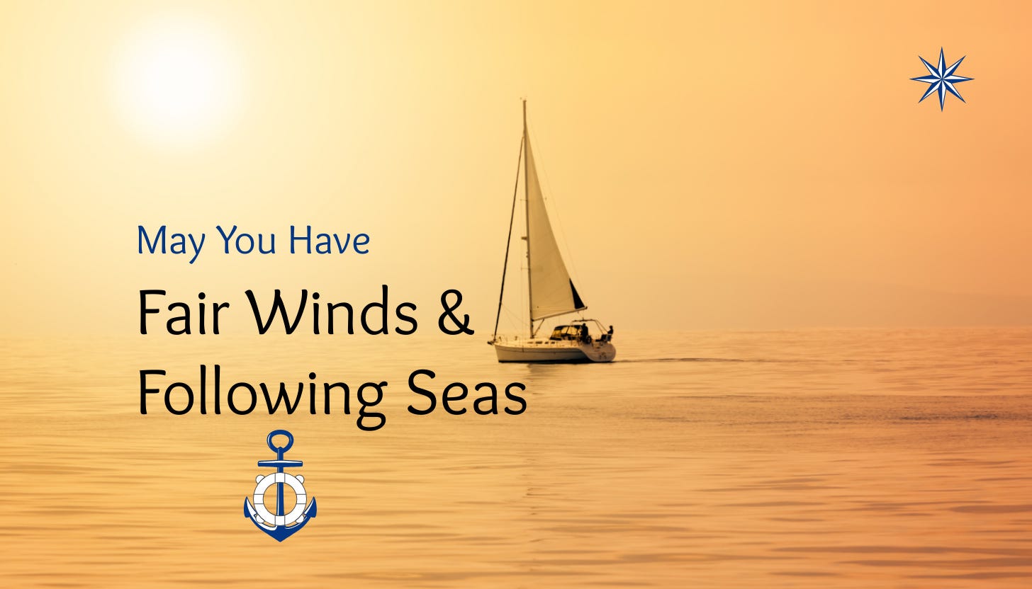 Fair Winds and Following Seas - by Janice Hurlburt