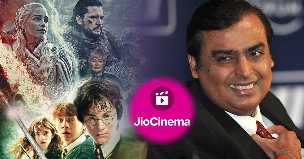 ambani's jio cinema cuts premium prices