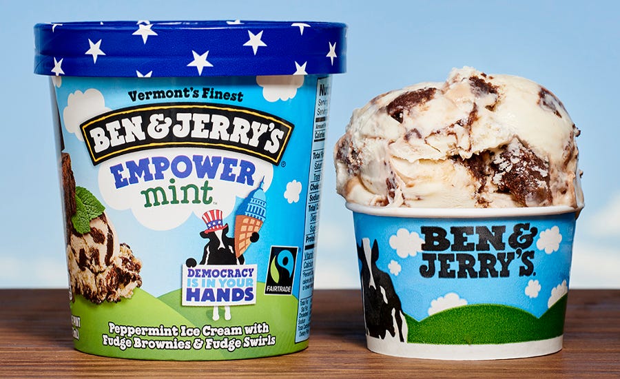 Ben & Jerry's releases new flavor to kick off 'Democracy is in Your Hands'  campaign | 2016-06-02 | Dairy Foods