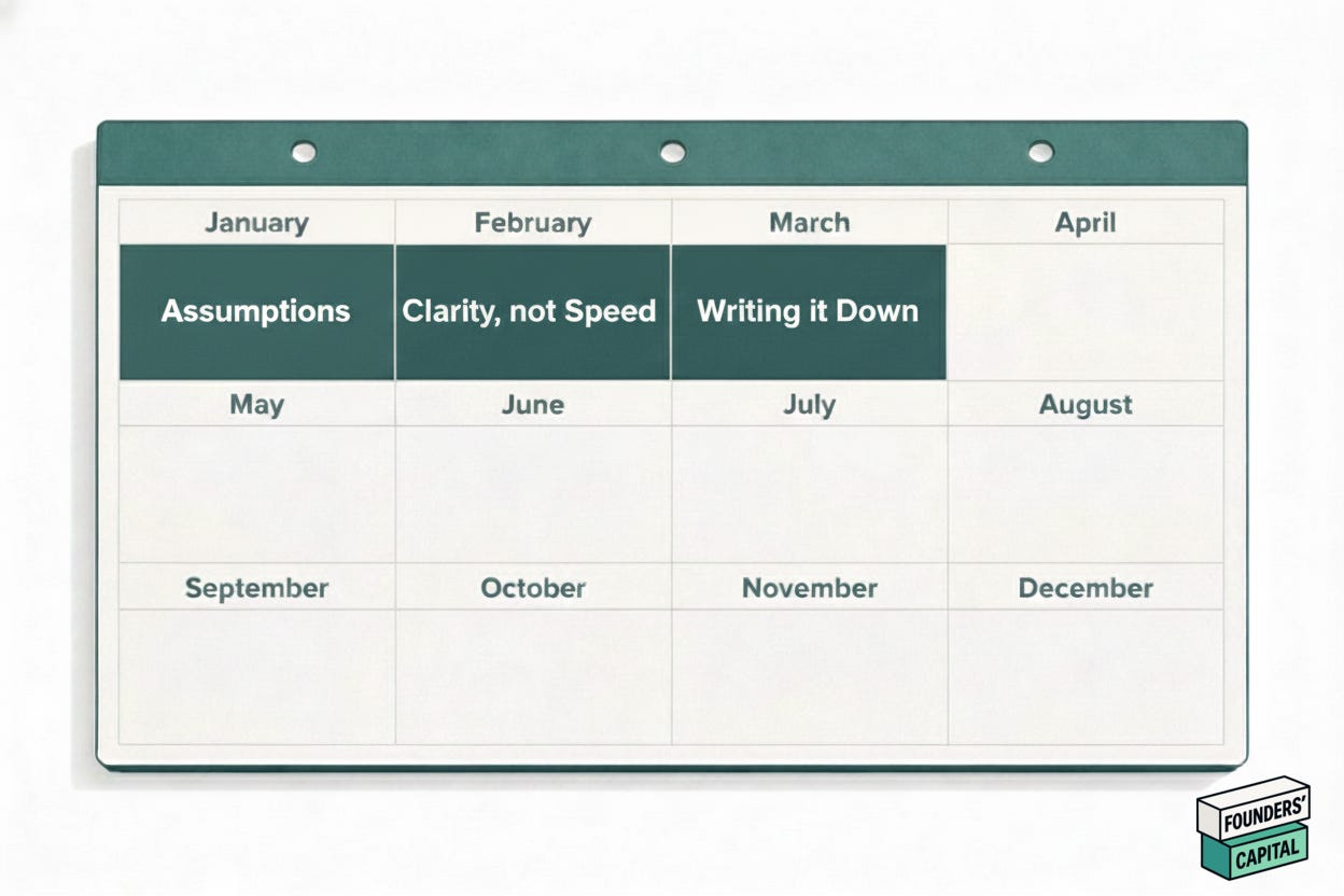 First Month Foundation Script Structuring the First 12 Months of a Startup