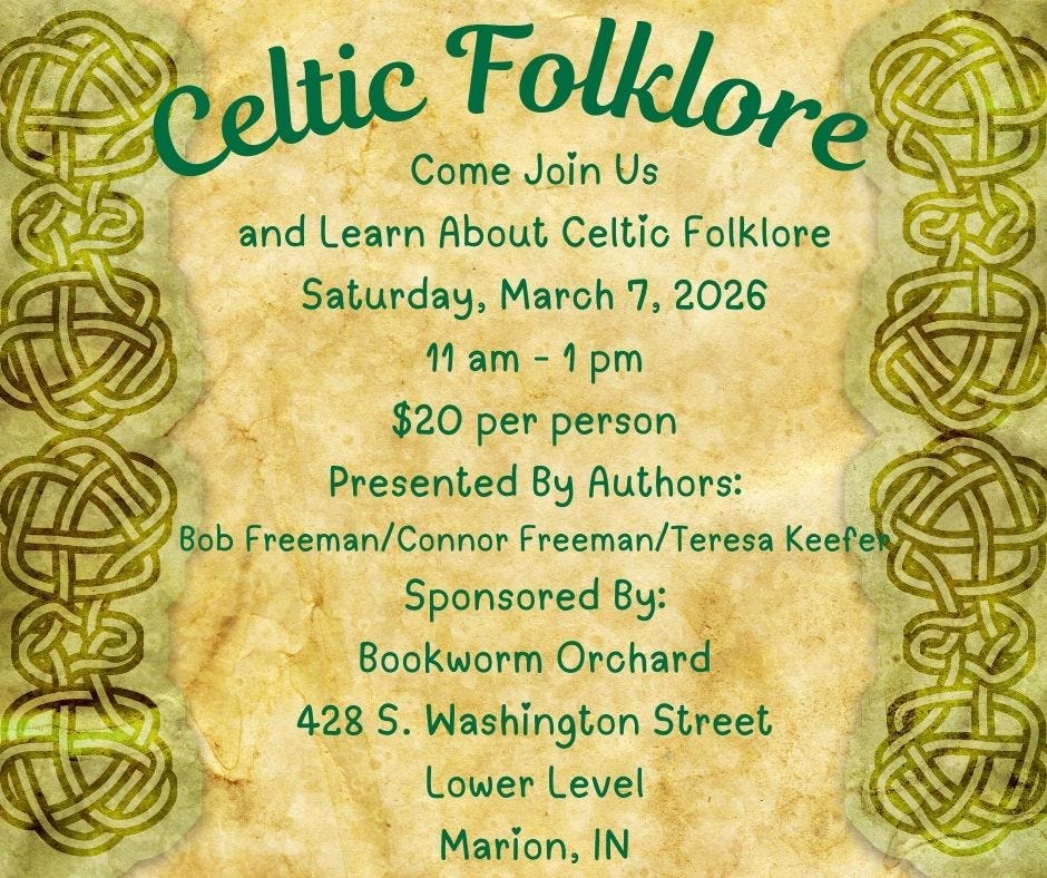Celtic Folklore workshop