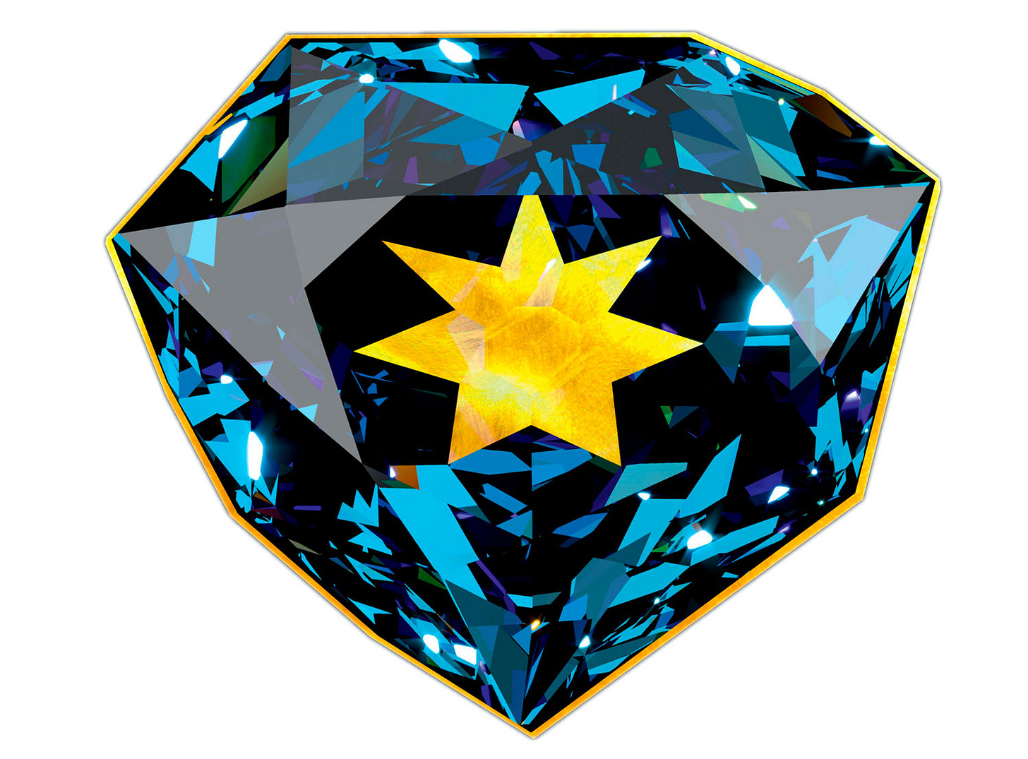 Recreation French Blue diamond