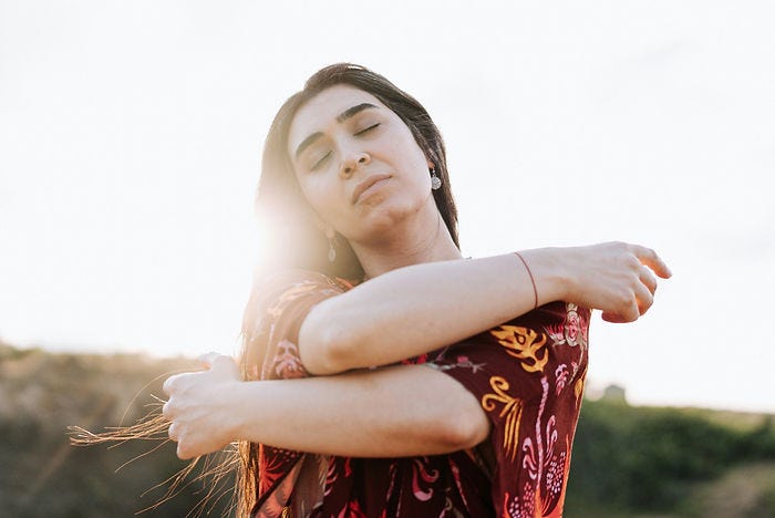 person looking at a computer