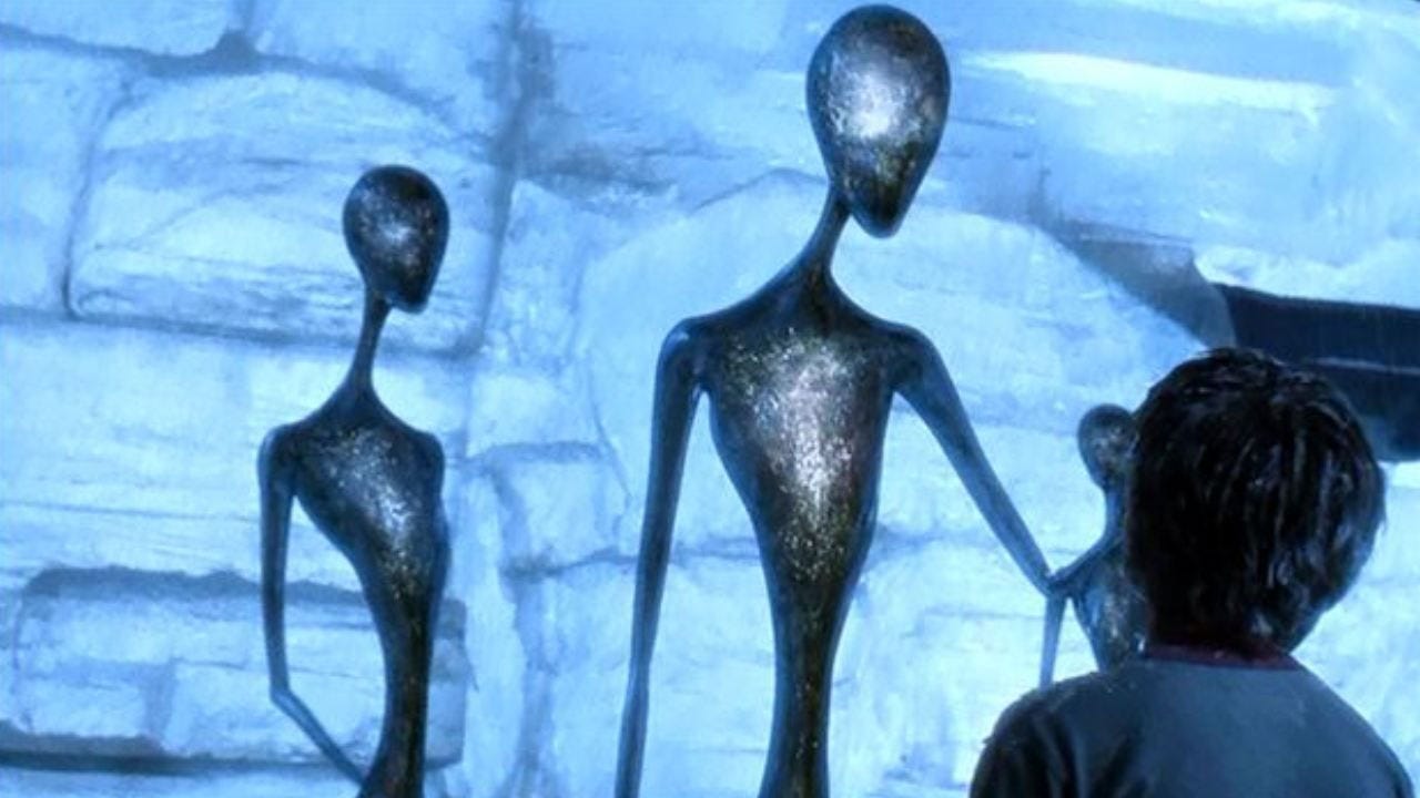 OscarAI on X: "How many of you thought that the Mechas at the end of the  film "A.I. Artificial Intelligence" were aliens? https://t.co/xRvY87pjeJ" /  X