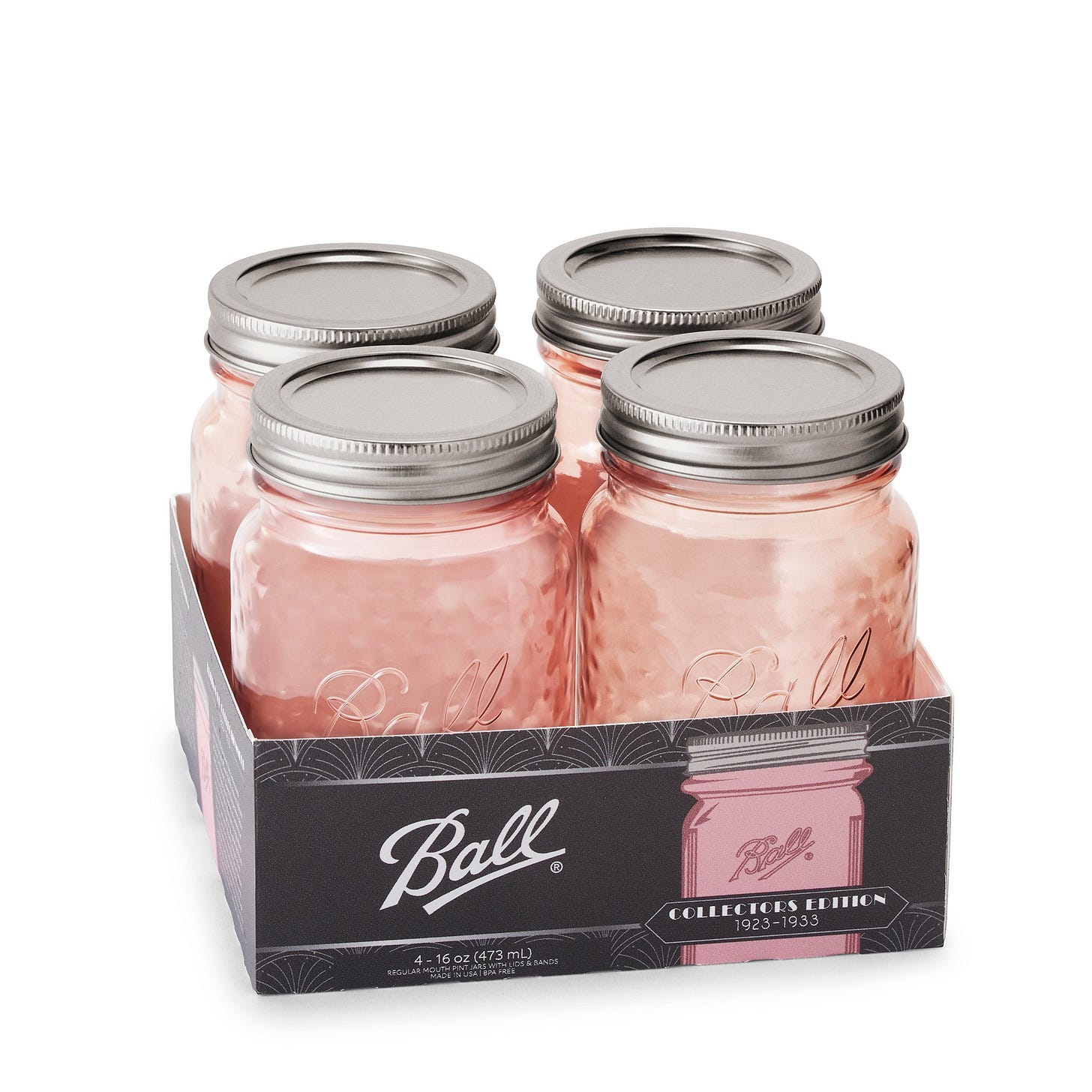 Ball® Rose Vintage Mason Jars & Lids, Regular Mouth | Ball