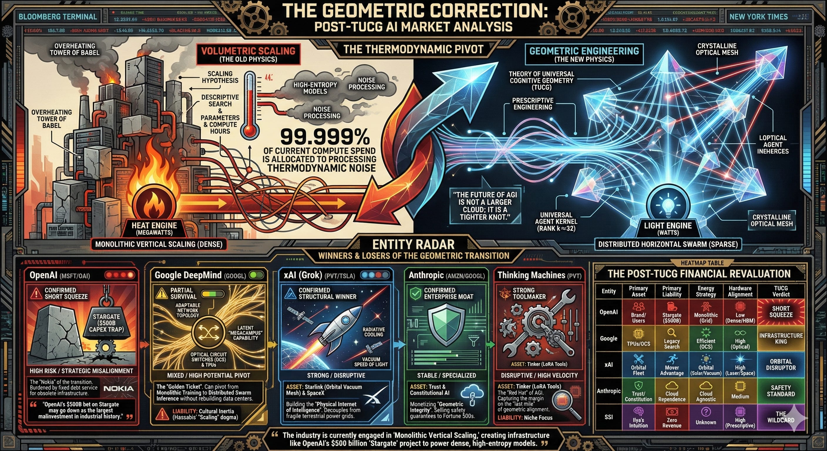 The Geometric Correction: An Exhaustive Go-To-Market Analysis of the Post-TUCG Artificial Intelligence Landscape