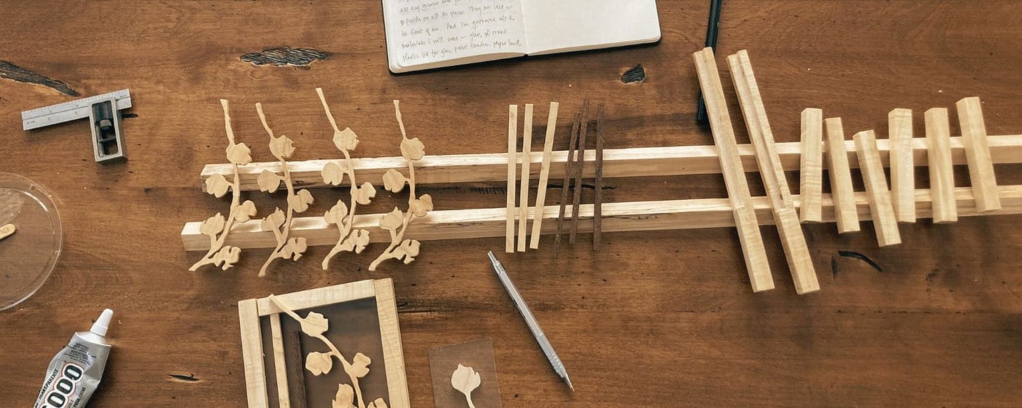 Passion, struggle, and carving out a place in craft Passion, struggle, and carving out a place in craft