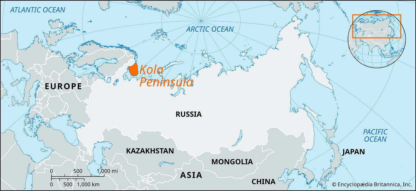 Kola Peninsula | Map, Russia, Arctic Region, & Facts | Britannica