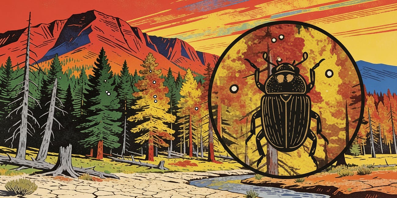 Bark Beetle Population Surge Challenges Forest Management