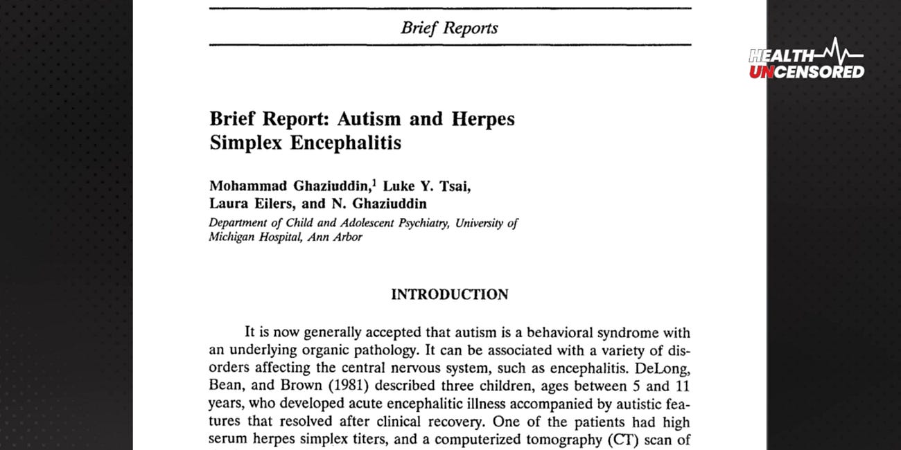 Vaccines and Autism: A New Hypothesis.