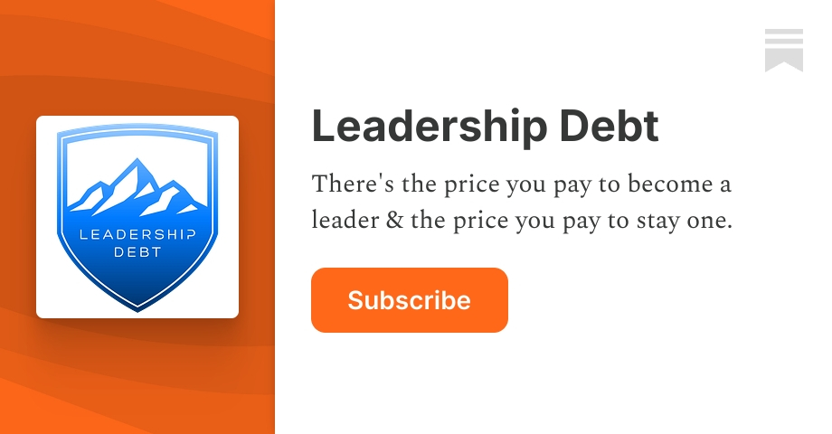 Leadership Debt | Kristina Villarini | Substack