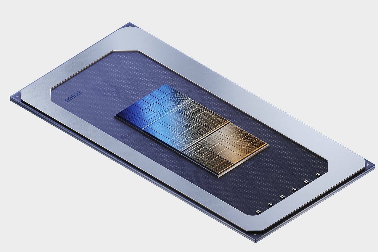 An artistic rendition of Intel’s next chip.