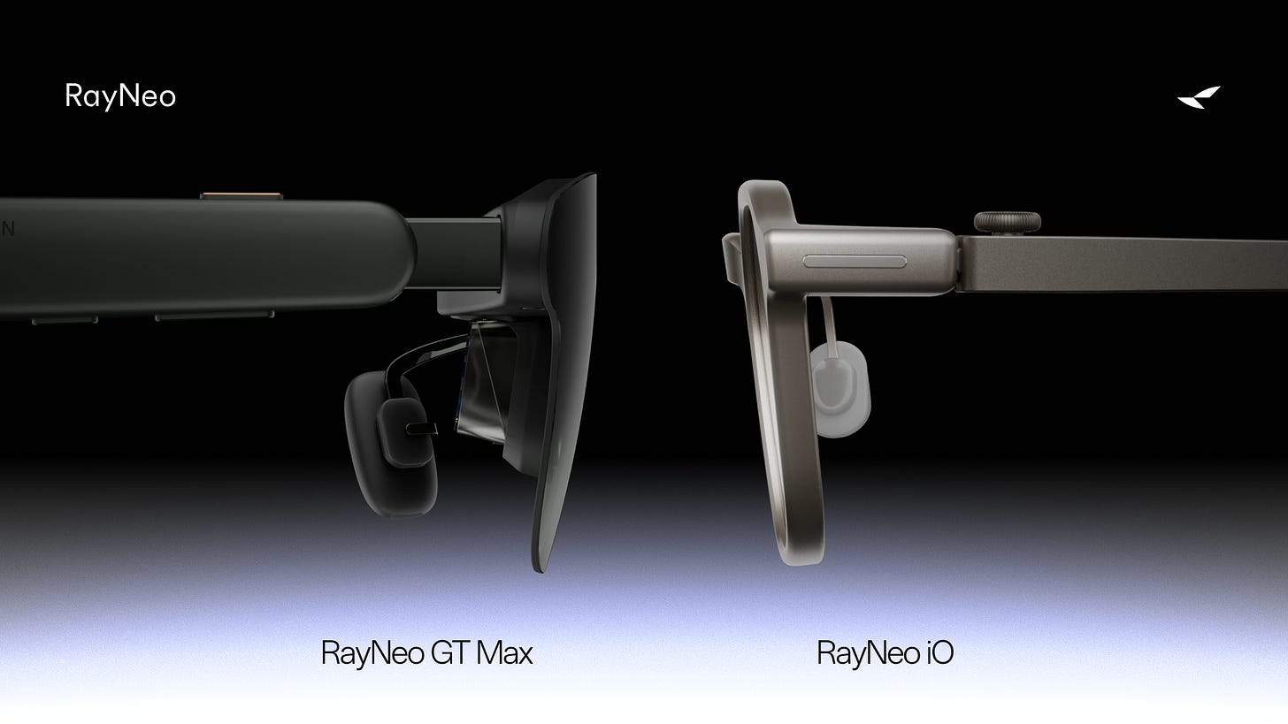 RayNeo GT Max vs RayNeo iO RayNeo GT Max vs RayNeo iO