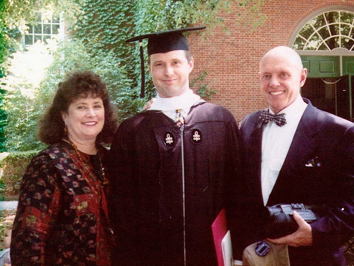 Sean Covey Harvard Graduation with Parents Sean Covey Harvard Graduation with Parents
