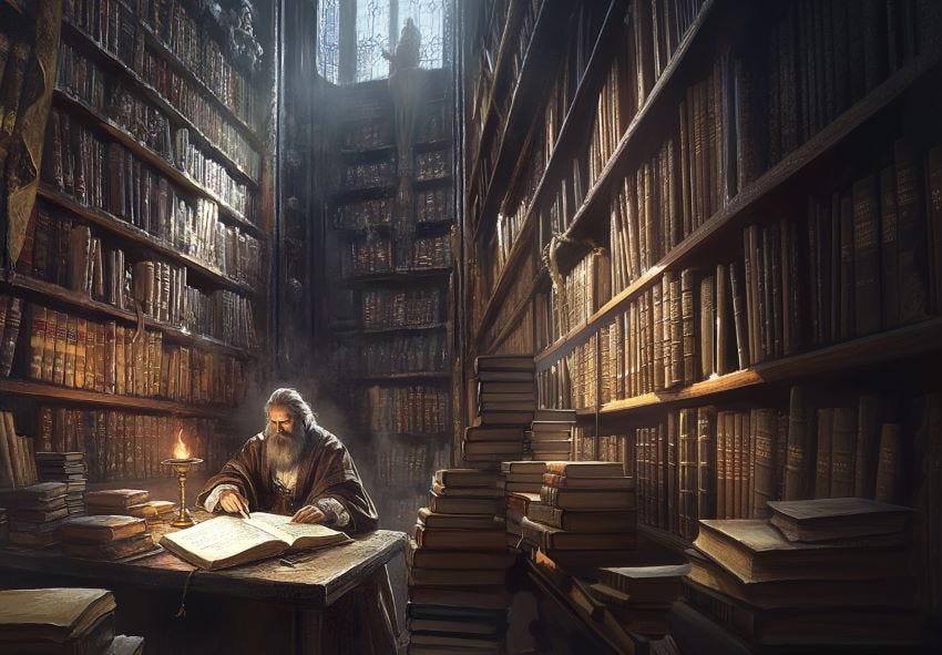 the whole world could not contain the books... the whole world could not contain the books...