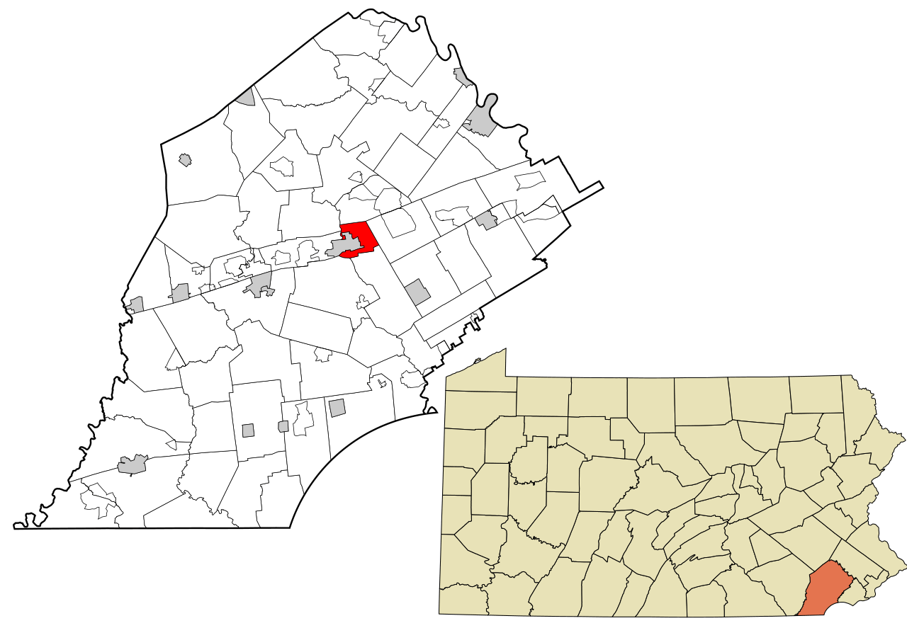 Location of East Caln Township in Chester County, Pennsylvania (top) and of Chester County in Pennsylvania (below) Location of East Caln Township in Chester County, Pennsylvania (top) and of Chester County in Pennsylvania (below)