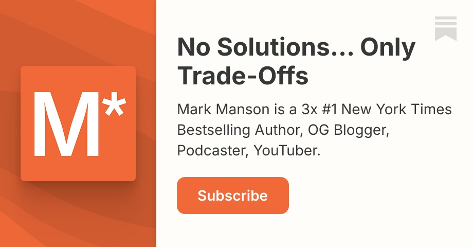 Mark Manson | Substack