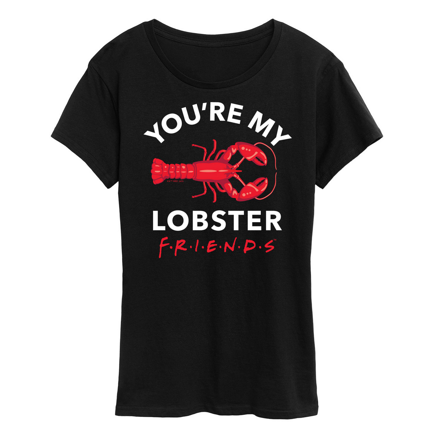 Women's Friends You're My Lobster Graphic Tee