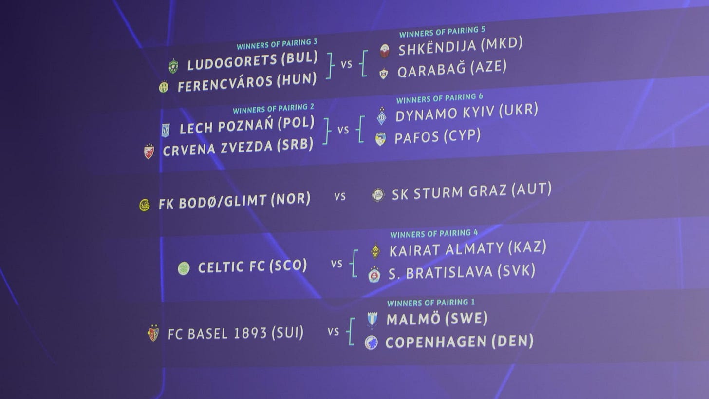UEFA Champions League play-off round draw | UEFA Champions League 2025/26 |  UEFA.com