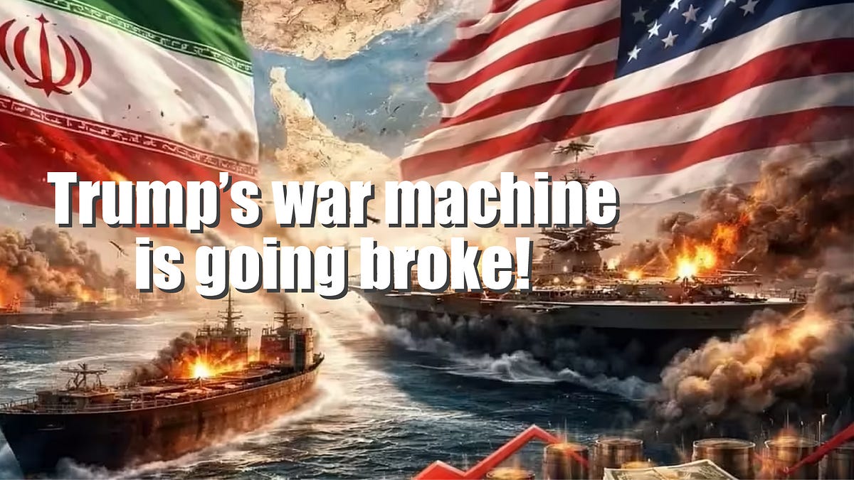 Trump's war machine is going broke!