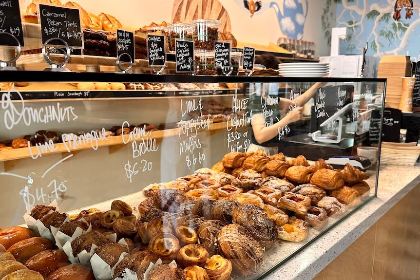 Sweet treats at a local Alice Springs bakery