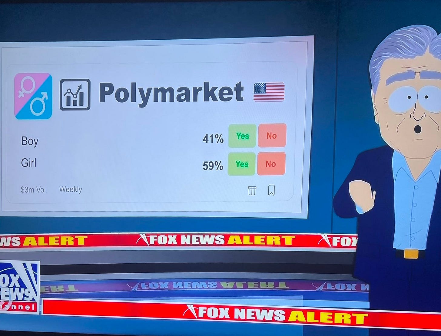 Polymarket on X: "what is happening on South Park 😭  https://t.co/letAixQ8Fv" / X