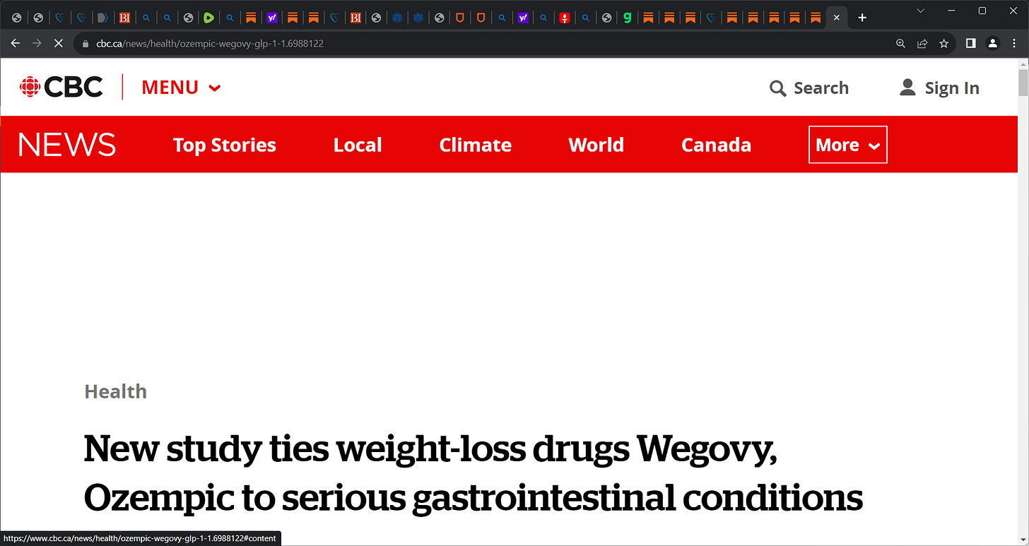 I warn you AGAIN about OZEMPIC, WEGOVY, these so called weight loss drugs that were sold as Type II diabetes drugs, this semaglutide, these are dangerous weight loss drugs. STOP! read about them I warn you AGAIN about OZEMPIC, WEGOVY, these so called weight loss drugs that were sold as Type II diabetes drugs, this semaglutide, these are dangerous weight loss drugs. STOP! read about them