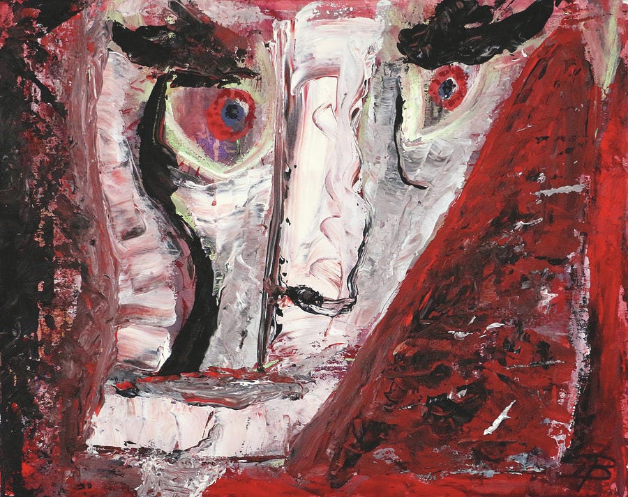 Ego Illustrated | Abstract Painting | Original Painting » Miguel Palomar