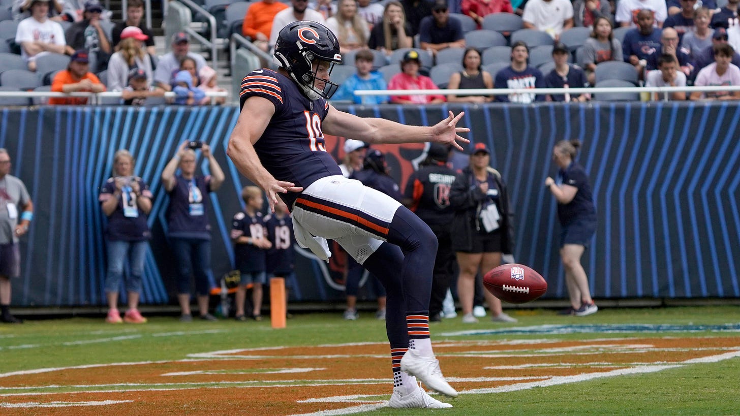 Tory Taylor stats: Bears rookie punter has breakout game vs. Rams