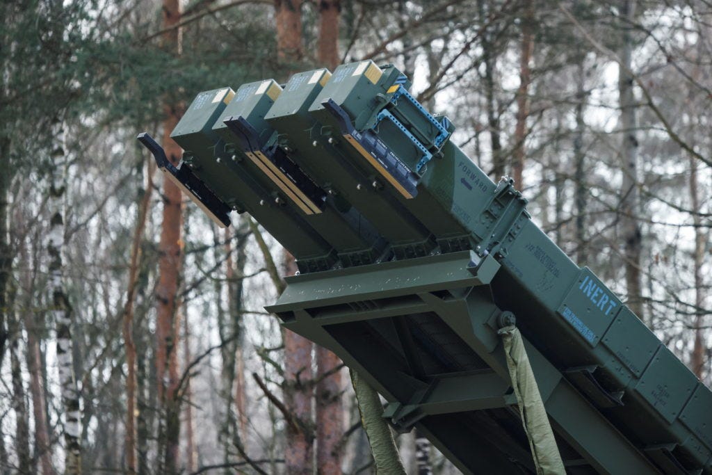 Patriot launchers at Polish military base Patriot launchers at Polish military base