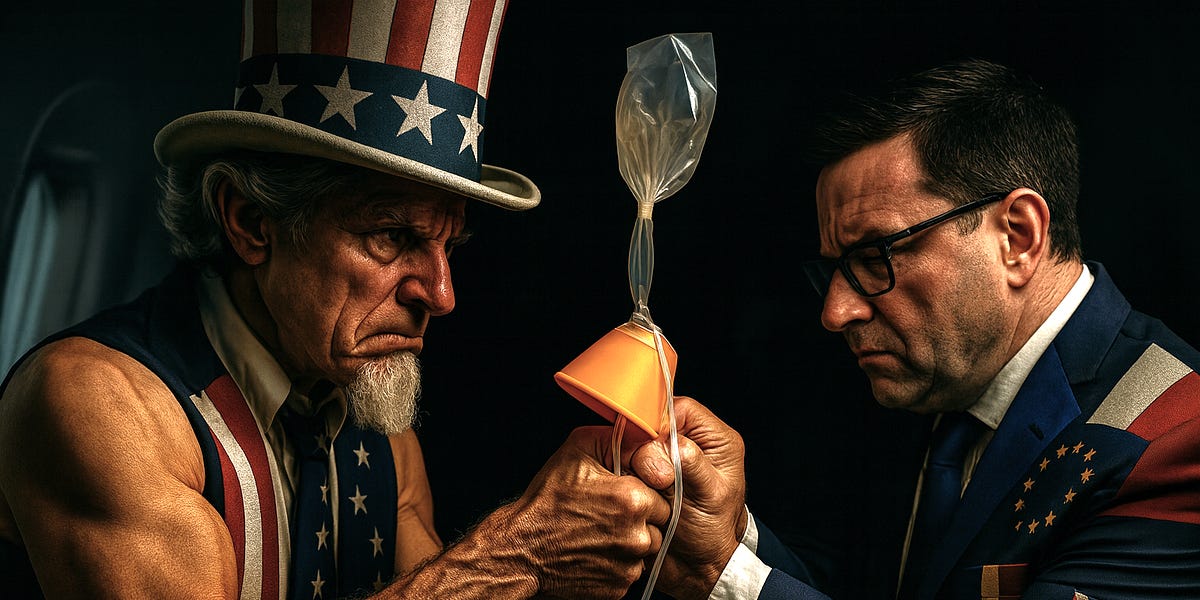 NO MORE OXYGEN FOR THE WORLD WHILE AMERICA SUFFOCATES